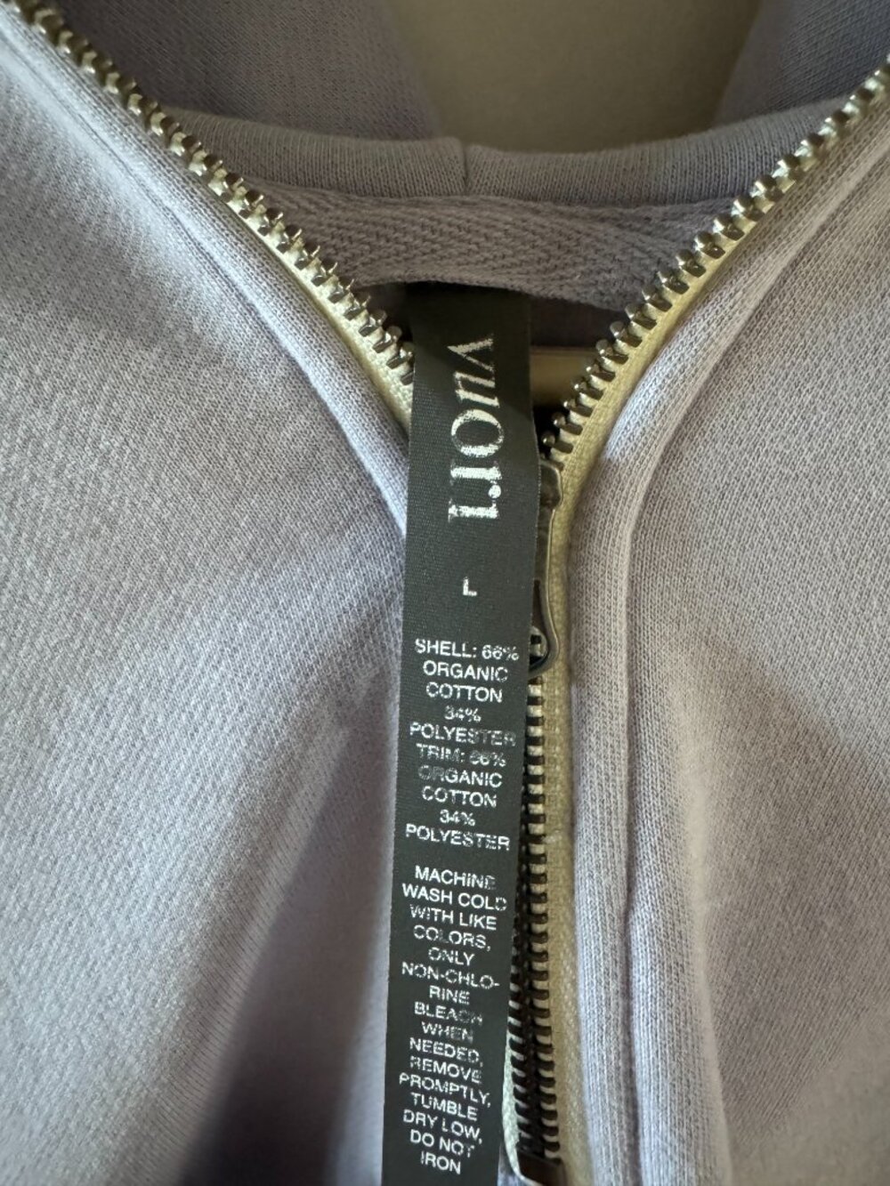 Vuori Restore Half-Zip Hoodie--sz L - Picture 3 of 9